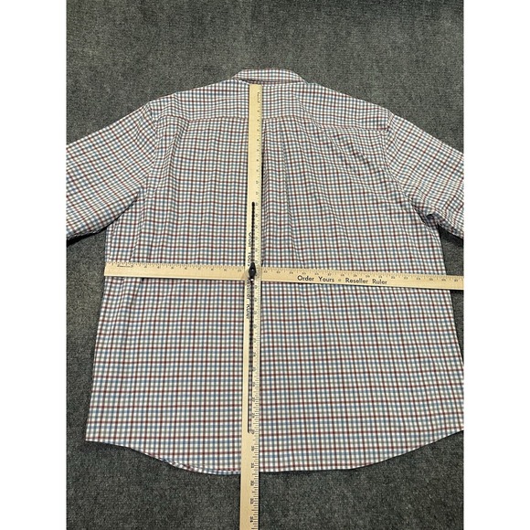 Johnnie O Shirt Mens Xxl Prepformance Plaid Button Up Casual Comfort Work - Picture 4 of 7